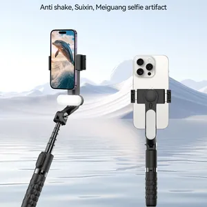A6 2024 New Anti-Shake Handheld Gimbal Stabilizer, Bluetooth-enabled Stable Shot Device, Selfie Stick, Tripod – Ideal for Live Streaming Productions thumbnail-2
