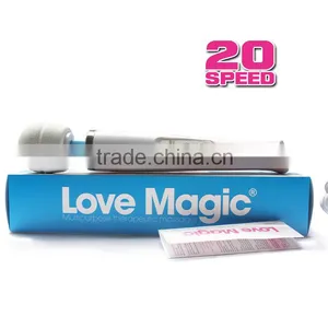 China Wholesale 20 Speed Waterproof Ladies Vibrating Wand Massager Sex Toy thumbnail-5