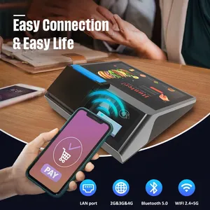 Z100 Desktop Smart Payment Machine, GMS Google Play Supported POS With 5-in-1 Card Reader for Pharmacy & Mini Supermarket thumbnail-3