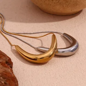 316L Stainless Steel Necklace Manufacturer – Custom Choker for Retail Brands With 18K PVD Finish thumbnail-1