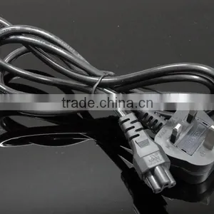 Fast Delivery Power Cable UK Mains Male Fused Plug to IEC C5 Female Socket 13A (amp) 2m thumbnail-5
