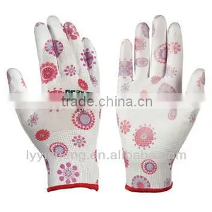 Good Quality Newly PU Working Glove Gray thumbnail-6