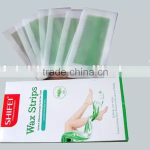 SHIFEI Blue Color Amond Oil Scent Depilatory Wax Strips thumbnail-1