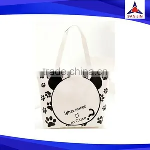 Promotion Organic Cotton Tote Bag Shopping Bag In Lower Price thumbnail-2