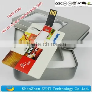 Promotional Business Card Usb Flash Drive Factory Supplier With Small Moq for Customized Colorful Printing thumbnail-4