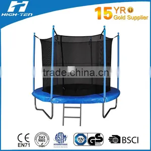 8ft Round Specification Trampoline With Safety Net thumbnail-1