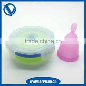 Menstrual Cup - Large Soft + Storing Sterilizing Cup thumbnail-5