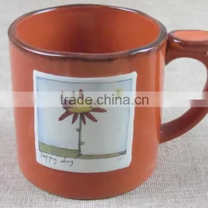 "Pinsun"capacity Glazed Stoneware Mug thumbnail-1