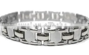Wholesale 316L Men's Stainless Steel Bracelet Power Bracelet thumbnail-1
