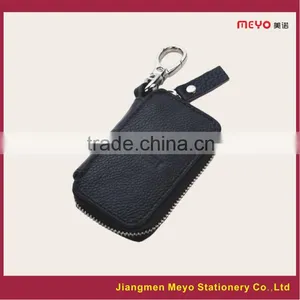 2015 New Commercial Promotional Customized Made Genuine Leather Zipper Key Wallet MEYOKW136c thumbnail-2