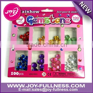 Kids Round Shape Gem Stones for Decorating thumbnail-1