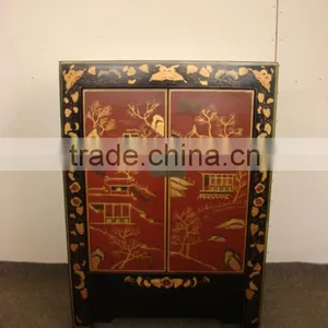 Living Room Tall Antique Cabinets thumbnail-1