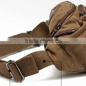 New Canvas Outdoor Sports Waist Pocket Casual Shoulder Belt Bag Purse Wallet thumbnail-3
