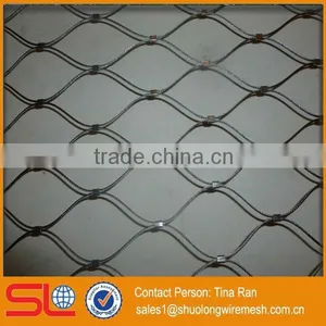 ISO Manufactory Provide Hand Woven Stainless Steel Mesh Netting/stainless Steel Mesh Rope Netting thumbnail-4