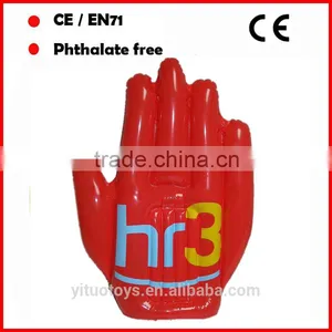 Red PVC Inflatable Boxing Gloves thumbnail-6
