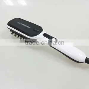 Newest Electric Profeessional Hair Straightener Hair Brush thumbnail-1