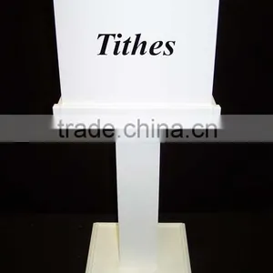 GH-RJ023 High Quality Shenzhen Guihe Factory Manufacturer Supplies Acrylic Donation Box With Lock thumbnail-1