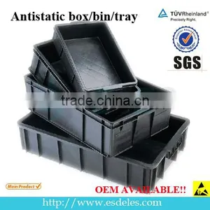 Anti-static Bin Available Without Lid Cover ESD Box 585x405x175mm thumbnail-1
