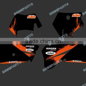 TEAM GRAPHICS & BACKGROUNDS DECALS FOR SXF MXC SX EXC 2005 2006 2007(DST0271) thumbnail-3