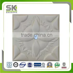 Contemporary Bed Room 3D Embossing Faux Leather Wall Covering thumbnail-1