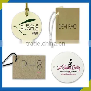 Professional Custom Garment Clothing Label Paper Hang Tag thumbnail-1