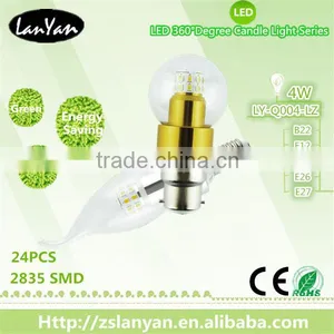 4w E12 Candle Lamp Led With CE ROHS Made in China, Led Candle Bulb Lamp 4w thumbnail-1