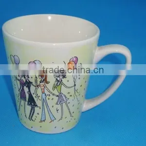 Porcelain 12oz Decal Water Mug thumbnail-3
