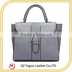 2016 Latest Cheap Lack Lady Leather Handbag for Women From Guangzhou Bag Factory thumbnail-3