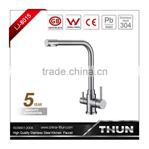 Luxury Home Single Handle Three Flow Kitchen Tap Faucet With Drinking Water thumbnail-1