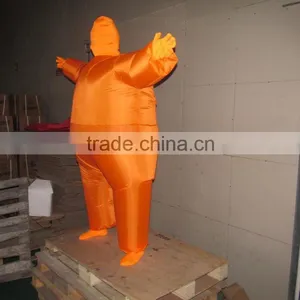 DJ-CO-117 Inflatable Clothing Suit Funny Colorful Halloween Costume Orange Jumpsuit thumbnail-4