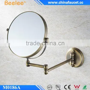 Beelee 6'' Double Sides Antique Adjustable 3X Magnifying Make Up Mirror thumbnail-2