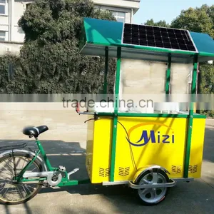 2015 New Design Solar Ice Cream Freezer Bike Solar Portable Rechargeable Battery Bicycle Freezer Solar Freezer With Tricycle thumbnail-1