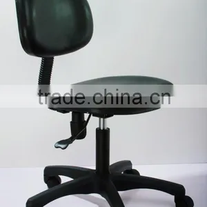 Adjustable Leather Lab Stool Chair thumbnail-5