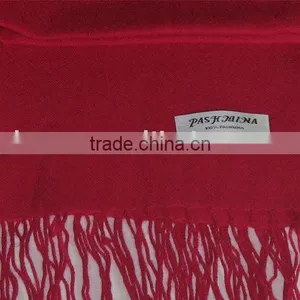 Solid Pashmina Scarf Foulard thumbnail-1