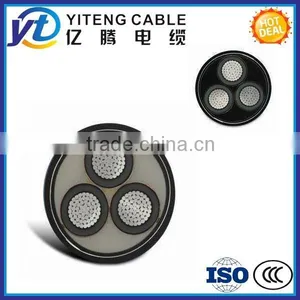 8.7|15kV Aluminium Copper Conductor XLPE Insulation PVC Sheath Steel Tape Armoured Power Cable Medium Voltage Cable thumbnail-3