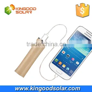 China Supplier Li-polymer Battery Wooden Power Bank 2200mah Lip Stick Power Bank thumbnail-1