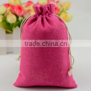 New Design Natural Jute Pouch With Cotton Rope China Supplier thumbnail-1
