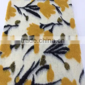Wool Acrylic Polyester Jacquard Knitted Fabric for Winter Coat thumbnail-3