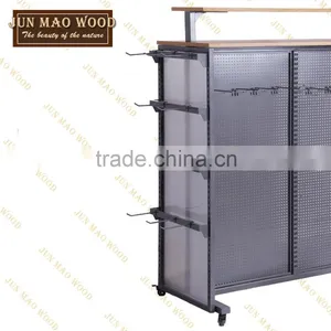 China Factory Wholesale Clothes & Accessories Display 4 Way Clothing Display Rack thumbnail-3