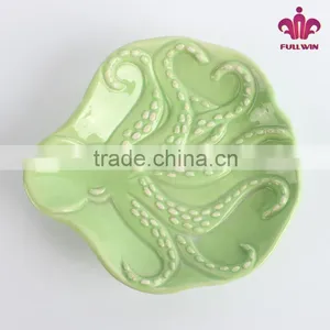 4.5 Inches Direct Sales Hand Painted Ceramic Plate thumbnail-3