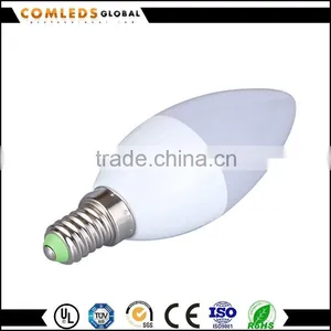 B22 E14 Milky ul Led Tail Light Candle Bulb , E12 Candelabra Led Bulb 2700k 80w thumbnail-2