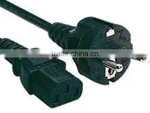 VDE Approval Euro Power Cord With IEC C13 Ends thumbnail-1