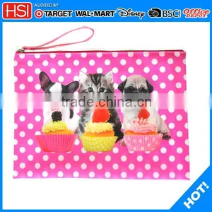 BSCI Audited Wholesale Pvc Custom Print Pencil Bag thumbnail-1