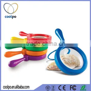 Colorful Plastic Magnifying Glass, Pocket Magnifier for Kids thumbnail-1