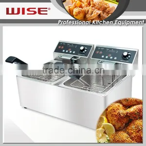 2016 New Product Exclusive 16L Potato Chip Fryer With Two Tanks Hotel Equipment thumbnail-1