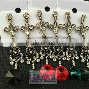 Retro Style Drop Red Jewelry Earrings Hypoallergenic Earrings thumbnail-2