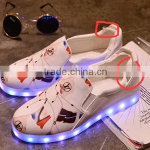 High Top LED Shoes Flashing Sneakers,Lightning Sneaker Canvas Sneaker thumbnail-1