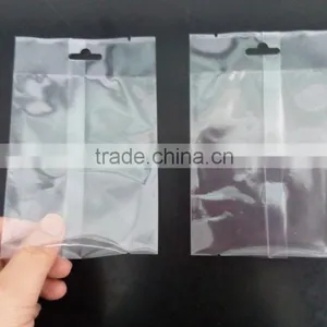 Nylon & PE Back Center Heat Sealed Vacuum Bag With Euro Slot thumbnail-1