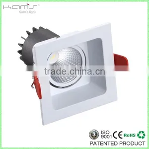 12W Ultrathin Pure Aluminium LED Downlight Dimmable / Top Quality LED Square Ceiling Light thumbnail-1