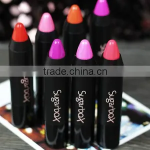 Newest 12 Fashion Colors Name Sugar Box Mini Water Sense Lip Stick Lipstick Pencil, Long Lasting Than Kiss Proof thumbnail-3